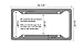 Airstrike® American Flag License Plate Frame, American Flag License Plate Holder, American Flag Frame-30-235