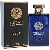 TWISHA Vintage Blue Cologne for Men/Eau de Parfum Natural Spray 3.4 Fl Oz Perfume for Men Suitable for All Skin Type Fragrance Daily Used