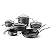 Calphalon 1876788 Contemporary Hard-Anodized Aluminum Nonstick Cookware Set, 12-Piece, Black