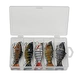 Modenpeak HJ-7S 7 Segment Swimbait Lures Crankbaits Baits Hard Bait Fishing Lures 4