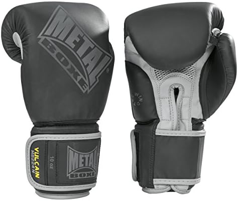 METAL BOXE Vulcain Unisex Boxing Gloves, unisex, Vulcain, black, 12 oz