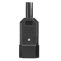 uxcell 10Pcs AC250V 10A IEC320 C14 Male 3 Terminals