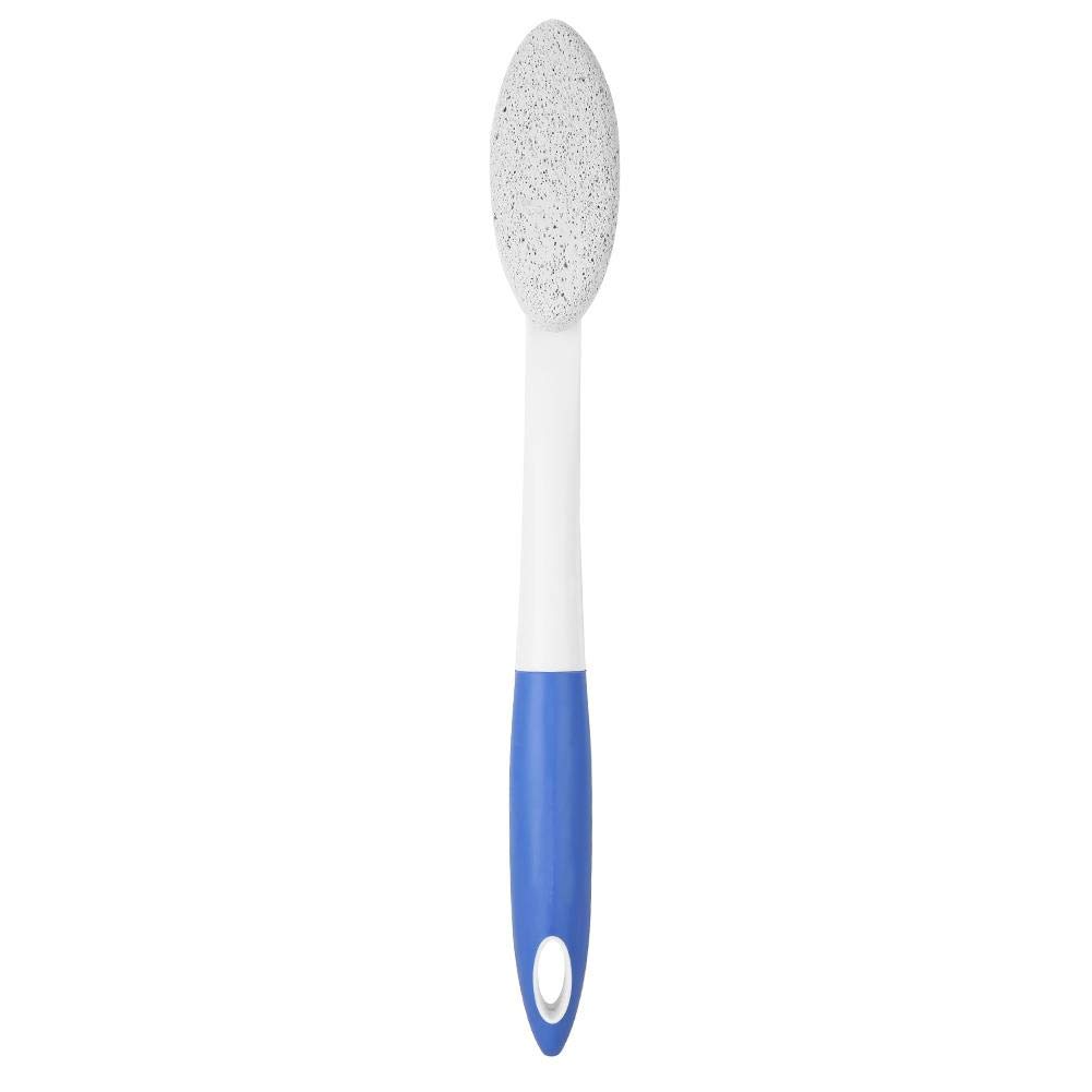 Long Handle Foot Brush Foot Massage Cleaner with Scrubbing Pumice Stone Remove for Dead Skin Cutin Smoothing & Softening Skin