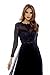 AX Paris Women's Long Sleeved Lace Top Maxi Dress