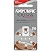 Rayovac Extra Size 312, 60 Hearing Aid Batteries, Made in The USA w/Battery Holder