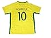 BRAZIL NEYMAR JR #10 Home Football Soccer Kids Jersey Short Socks Set Youth Sizes (6-7 YEARS)