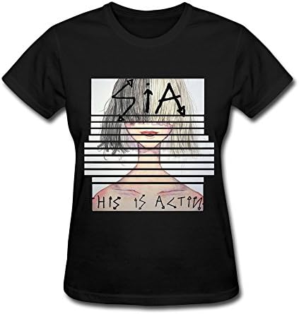 LQYG Women's Tshirt - Sia-this Is Acting Black Size M