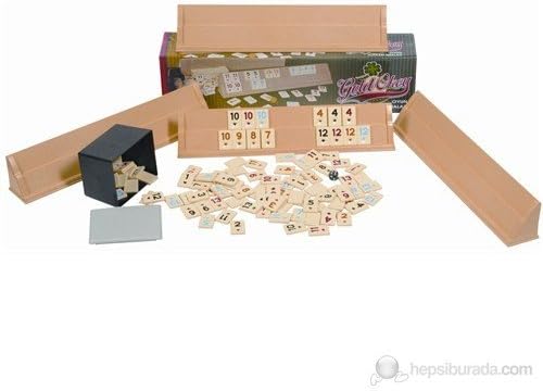 Star VIP Board Games Gold Rummikub Rummy Tile Plastic (Large)