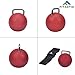 FITactic Rock Climbing Holds Bombs Training Power Pull Up Ball Red for Finger, Forearm, Biceps, Back Muscles