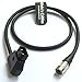 Alvin's Cables Sound Device ZAXCOM Power Cable D Tap to 4 Pin Hirose Male for Zoom F8