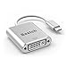 USB C to DVI Adapter,Bastch USB 3.1 Type C (USB-C) to DVI Adapter with Aluminium Case for 2017 MacBook Pro/Samsung Galaxy S8