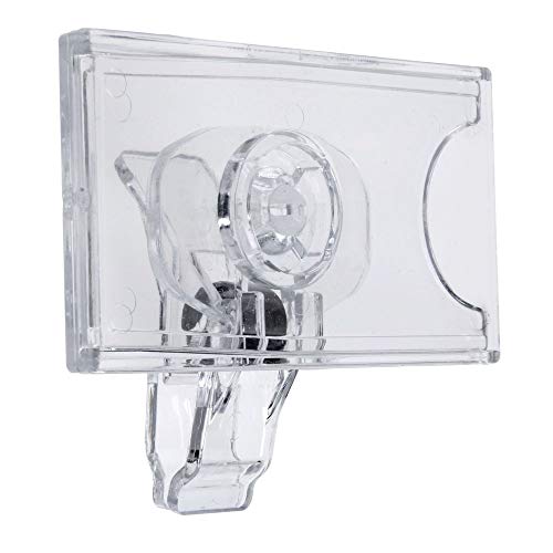Swivel Clip Label Holder w/Covered Face, 10 per Bag