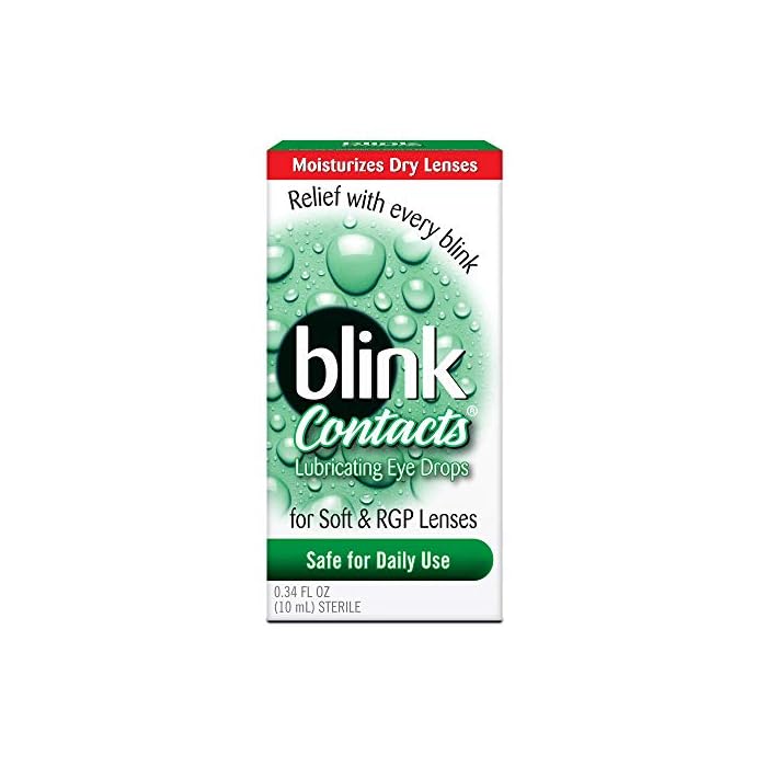 Amo Blink Contacts Lubricating Eye Drops, 0.34 Fl Oz (Pack of 2)