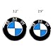 Emblem for BMW- Replacement Hood or Trunk Emblem Logo Front 82mm Rear 74mm For BMW E30 E36 E34 E60 E65 E38 X3 X5 X6 3-Series 5-Series 6-Series 7-Series