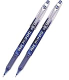 Pilot P-700 Rollerball Stick Gel Pen, Blue Ink, Fine Point 2-PACK(38611)