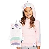 Cubcoats Uki The Unicorn - 2-in-1 Transforming Classic Zip-Up & Soft Plushie - Pink & White