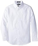 Nautica Big Boys' Oxford Shirt, White, 18