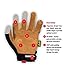Mechanix Wear: M-Pact Durahide Leather Framer Work Gloves, Fingerless Design, Work Gloves with Impact Protection and Vibration Absorption, Safety Gloves for Men (Brown, Small)