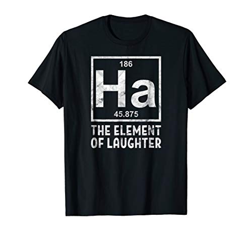 Laughter Yoga Laughing T-Shirt Ha The Element Pun