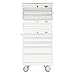 Viper Tool Storage V2603WHC 26-Inch 3-Drawer 18G Steel Top Chest, White