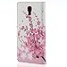 Galaxy Mega 2 Cover Case,PU Leather [Flip Wallet Case] Stand Protector Shell Cover Case for Samsung Galaxy Mega 2 G750F/G7508(6inch) Cases and Covers,Pink flower