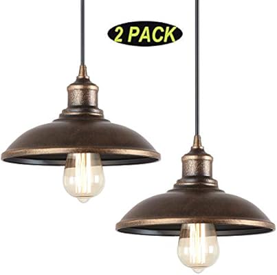 Giluta Rustic Pendant Light Industrial Barn Pendant Lighting