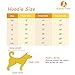 KOOLTAIL Plaid Dog Hoodie Pet Clothes Sweater with Hat and Pocket for Small Medium Large Size Dogs, Soft Winter Warm Dog Cold Weather Coat, Fleece Fall Dog Hooded Sweatshirt for Puppy Cats, Red M