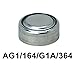 AOR Power® 1.5 Volt Alkaline AG1/LR621 Button Battery, 10 Pack