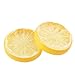Qingsun 5Pcs Artificial Lemon Slice Artificial Fruits Home Decoration Fake Lemon Slice Food Fruit(Yellow)