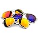 zeroUV - Premium Full Mirrored Aviator Sunglasses w/Flash Mirror Lens
