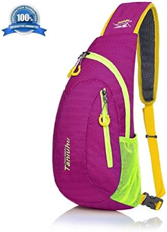 Shoulder Backpack, Mcolics Colorful Casual Cross Body Bag Outdoor Sling Bag Chest Pack with Adjustable Shoulder Strap for Cycling Hiking Camping Travel and Men Women