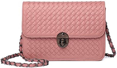 Zg Totally Hand Braided Vegan Leather Small Crossbody Bag Cell Phone Purse Wallet For Women Girls