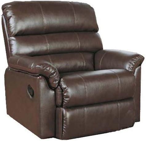 Body Balance System Harmonic Massage Leather Recliner (Brown)