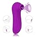 Clitoris Sucking Vibrator for Women - Adorime Rechargeable Nipples Suction Stimulator with 10 Modes, Waterproof Adult Sex Toys Clitoral Massager for Solo Masturbation and Couples