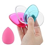 Codream Silicone Makeup Sponges Set with Foam Foundation Sponge Soft Medical Silicone can Reach all the Corners of Face