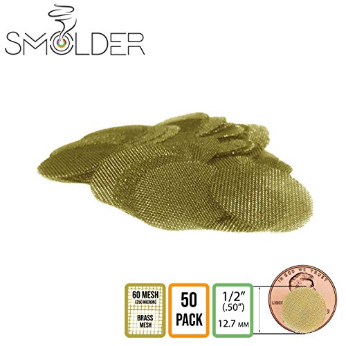 1/2" Pipe Screens - Great Quality Brass Wire Mesh Filters (50+ Pack)