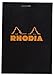 Rhodia Head Stapled Pad, No12 A7+, Dot - Black