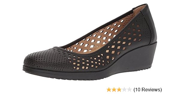 naturalizer brina laser cut wedge pump