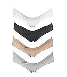 Crazy Cart 4 Pack Women's Under the Bump Maternity Bikini