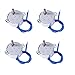 REENFAYA 4 Pack Turntable Synchronous Motor Electric Synchron Motor 100-127 VAC 50/60 Hz 4W MIN CCW/CW Direction for Cup Turner,Cuptisserie,Tumbler Cup Rotator,Drying The epoxy,Rod Dryer (4PACK)