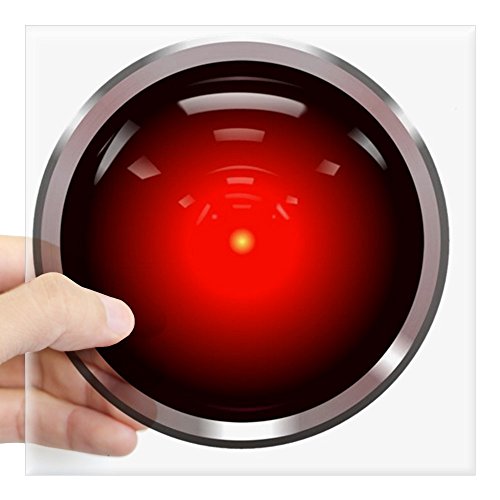 CafePress HAL 9000 Eye Square Sticker 3