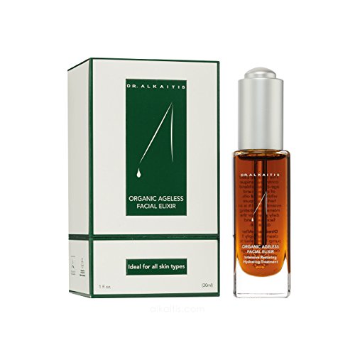 DR. ALKAITIS Organic Ageless Facial Elixir Serum, 1 fl. oz.