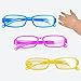 ebuddy 3pc Include Pink Yellow Blue Color Doll Eye Glasses for 18 inch Girl Doll Most 18