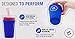 Sok It Java Sok Iced Coffee & Cold Soda Insulated Neoprene Cup Sleeve (Dark Blue, Large: 30-32oz)