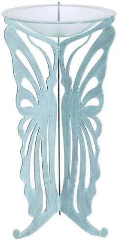 Butterfly Pedestal Bowl - Cricket Forge - Outdoor Metal Furniture