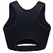 Ekouaer Women's Padded Wirefree High Support Pro Compression Sports Bra Black,L Fits 38BCD