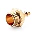 Heavy Duty RV and Camper Winterizing Blowout Plug Quick Connect Air Compressor | Easy Grip | Commercial Grade | Quick Connect Brass Fitting to Winterize Boats Motorhomes |Travel Trailers |Garden Hoses