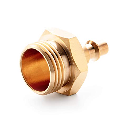 Heavy Duty RV and Camper Winterizing Blowout Plug Quick Connect Air Compressor | Easy Grip | Commercial Grade | Quick Connect Brass Fitting to Winterize Boats Motorhomes |Travel Trailers |Garden Hoses