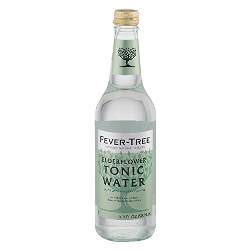 Fever - Tree Elderflower Tonic Water - Tonic Water - Case of 8-16.9 FL oz.