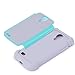 S4 Mini Case, LK [Drop Protection] Shock Absorption Hybrid Dual Layer Armor Defender Protective Case Cover for Samsung Galaxy S4 Mini (Mint)